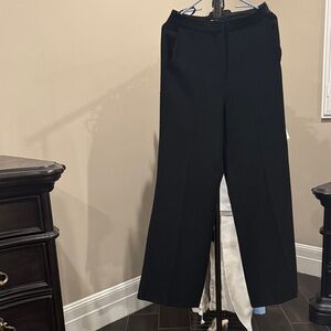 Topshop Black Wide Leg Women's Pants